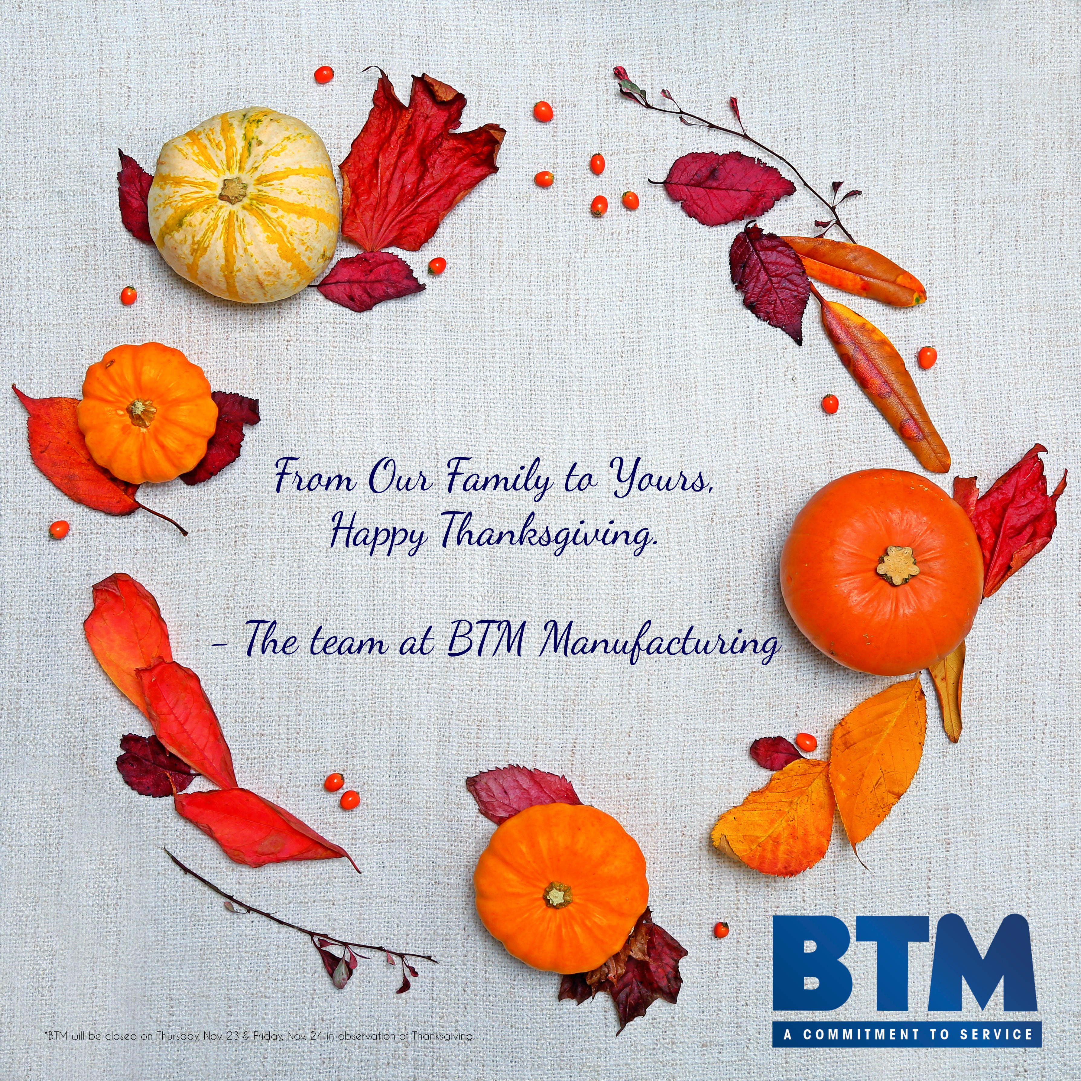 BTM Thanksgiving