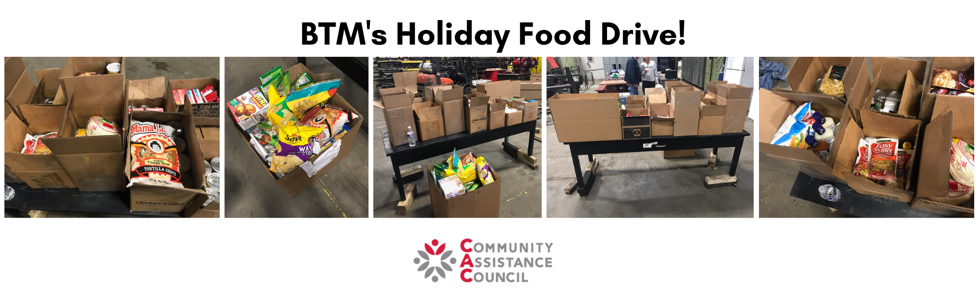 BTMs Holiday Food Drive